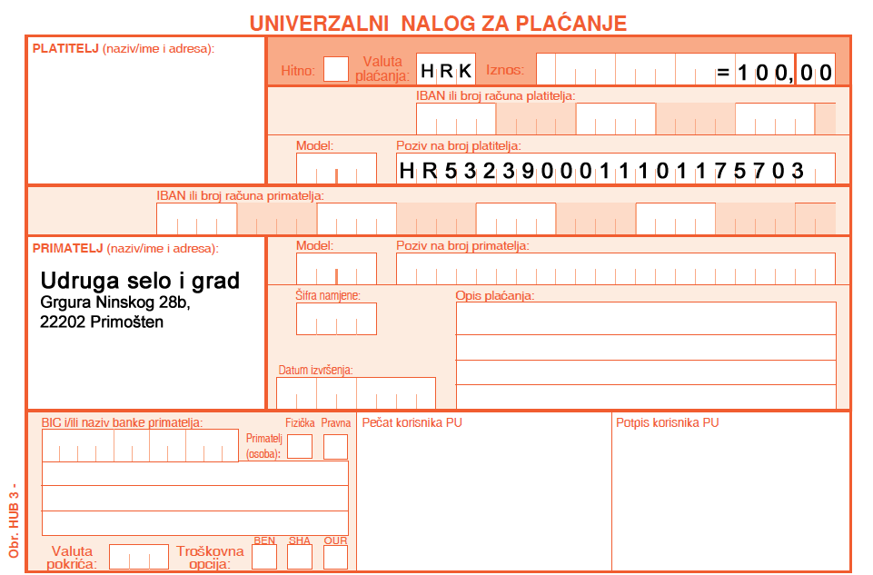 Uplatnica - Udruga selo i grad